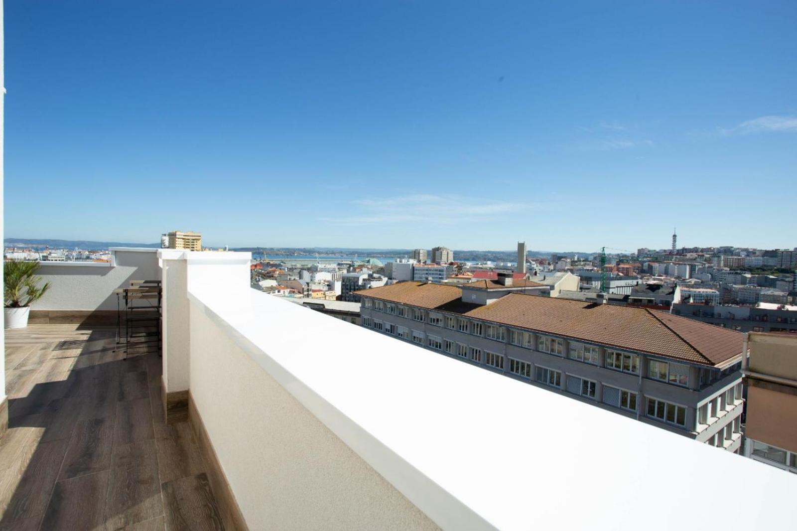 Indigo Rooftop A Coruna Bagian luar foto